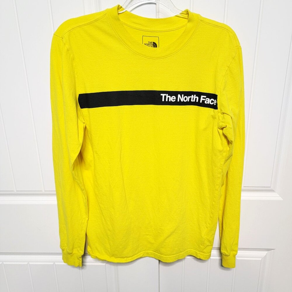 The North Face Mens Size Small Long Sleeve T-Shirt Yellow